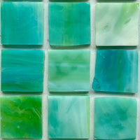 Pastilha de Vidro Tiffany Glacier 20mm Peixe-papagaio