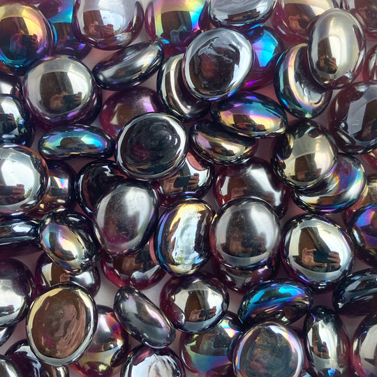 Gotas de Vidro 16-20mm Diamante Ametista
