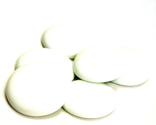 Gotas de Vidro XL 30-36mm Branco