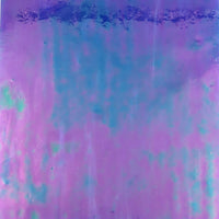 Placa de Vidro cobalto iridescente