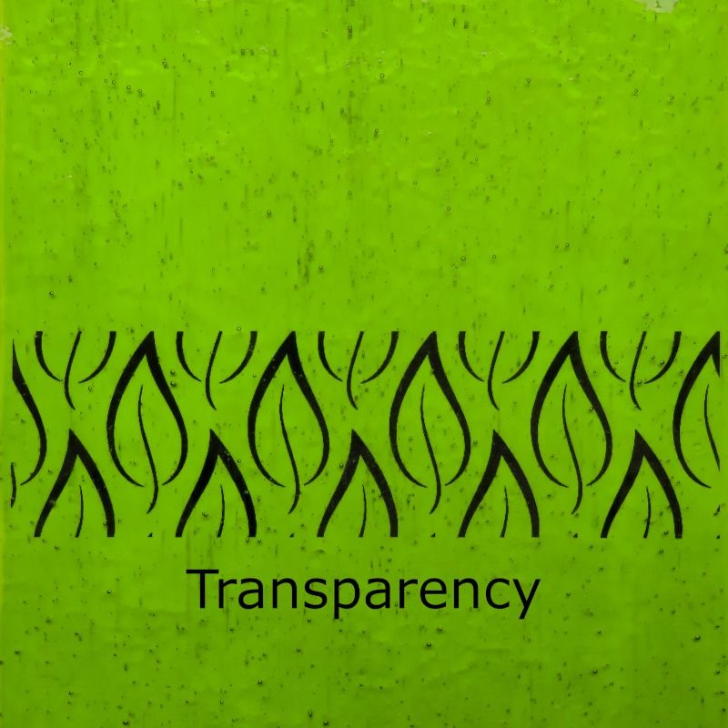 Glass Plate Neon Lime Texture Glass Plate