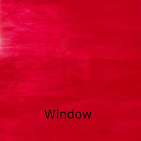 Plaque De Verre Rouge Foncé Rayé
