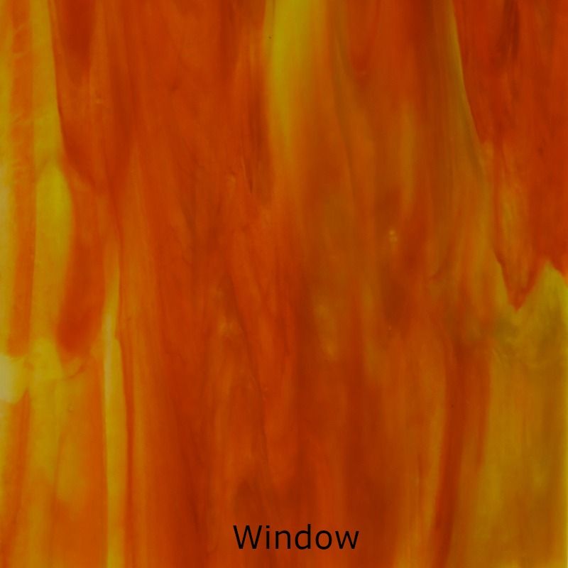 Plaque De Verre Orange Foncé Jaune