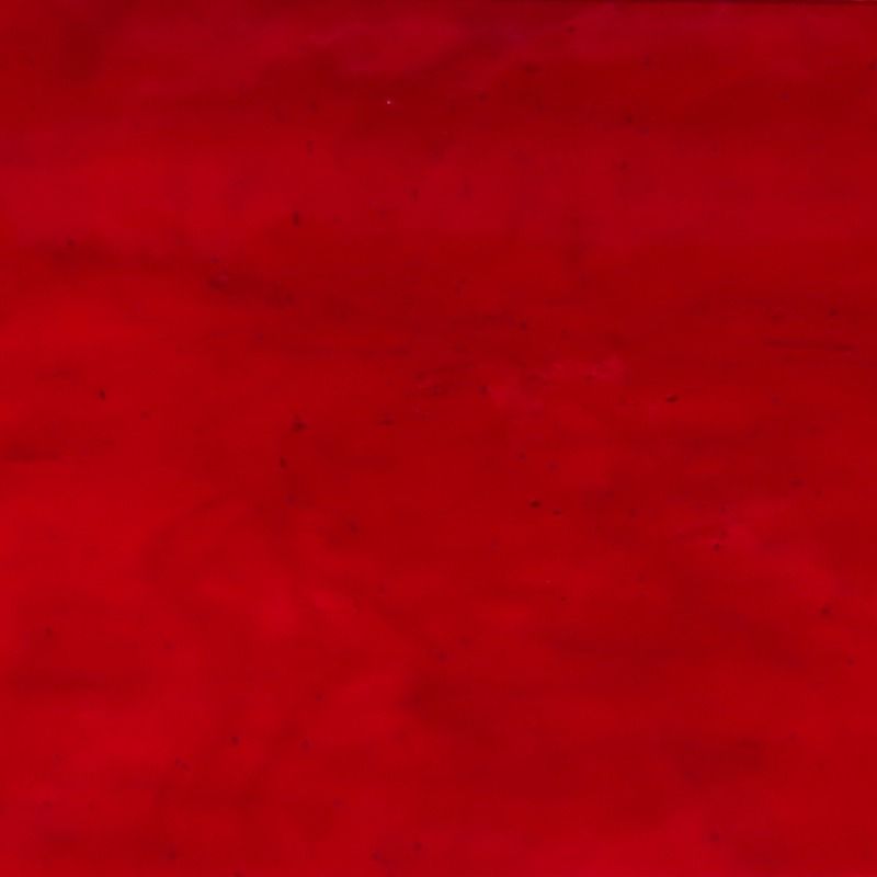 Glass Plate Bright Cherry Red