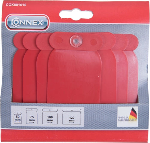 Packaging: Connex – Plastic spatula set – 4 pieces