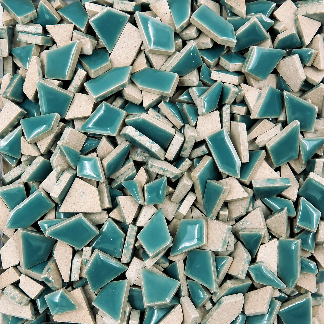 Mini Puzzles Cerâmicos Verde ftalo