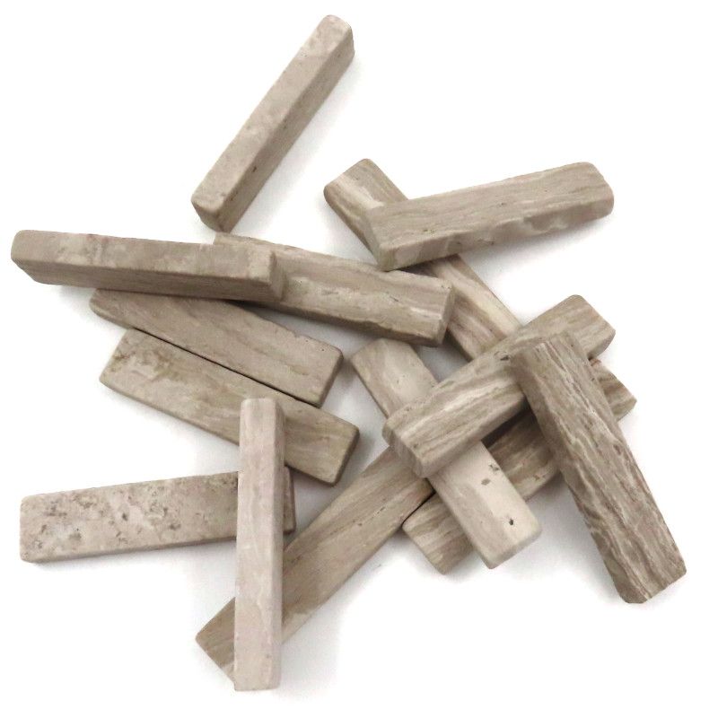 Marble Rods Woodgrain White