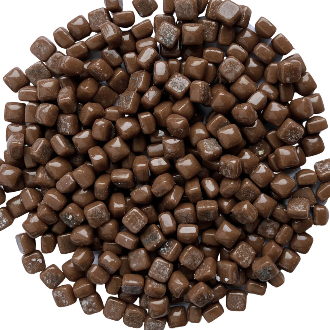 Micro Mosaico de Vidro 4,8mm Castanho Quente