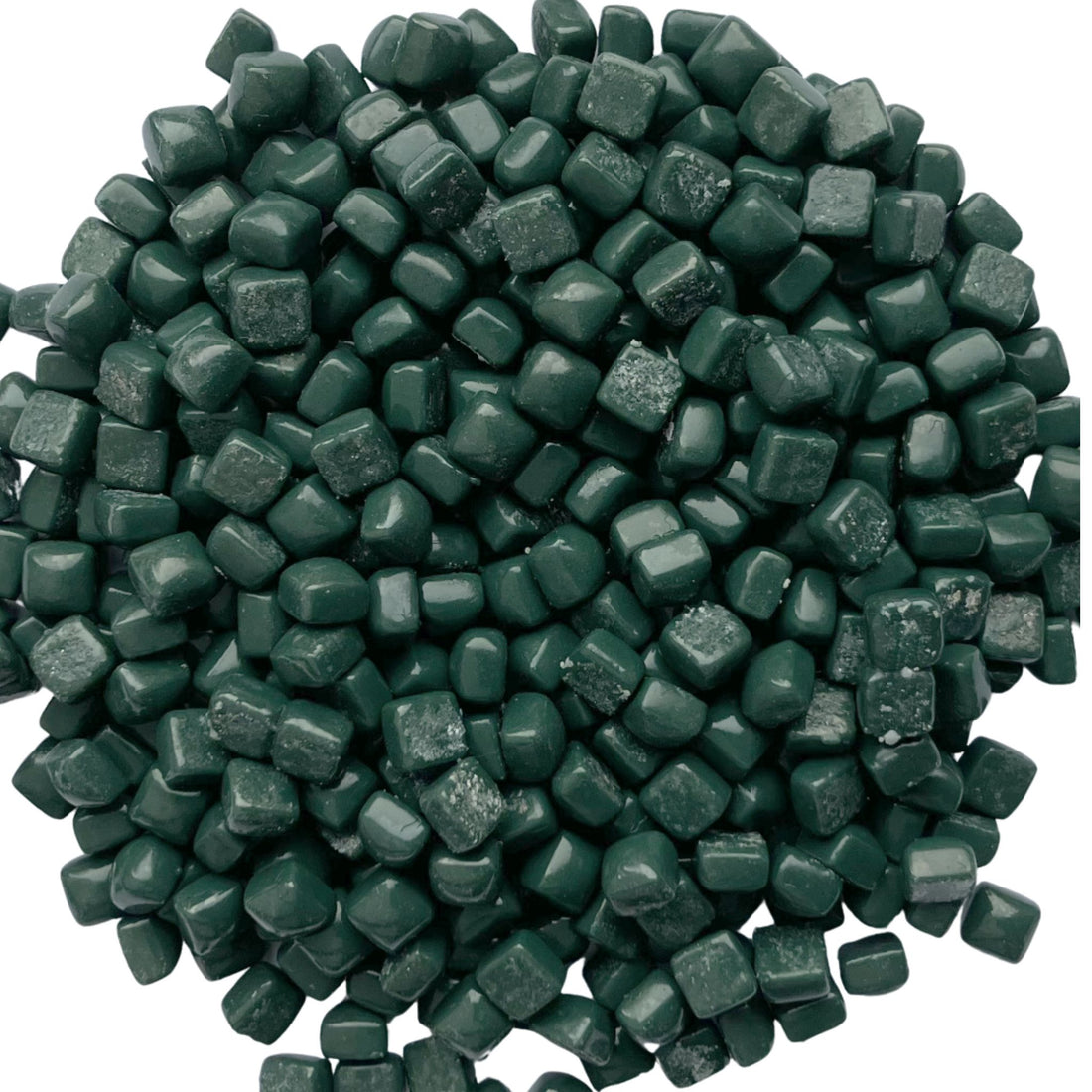 Micro Mosaico de Vidro 4,8mm Verde escuro