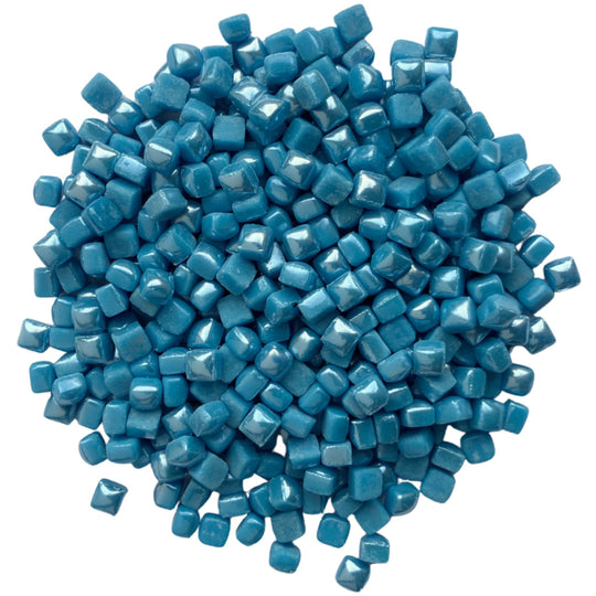 Micro Mosaico de Nácar 4,8mm Azul Lago