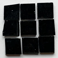 Detail of Tiffany Glacier Slate with nine glass tiles