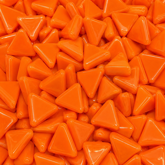 Mini mosaïque en verre triangle mandarin