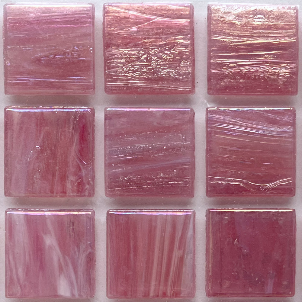 Iridescent Glass Mosaic 20mm Double Bubble