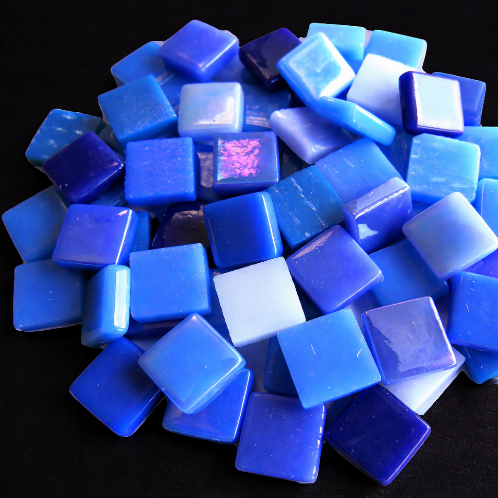 Ottoman 12 mm mezcla azul
