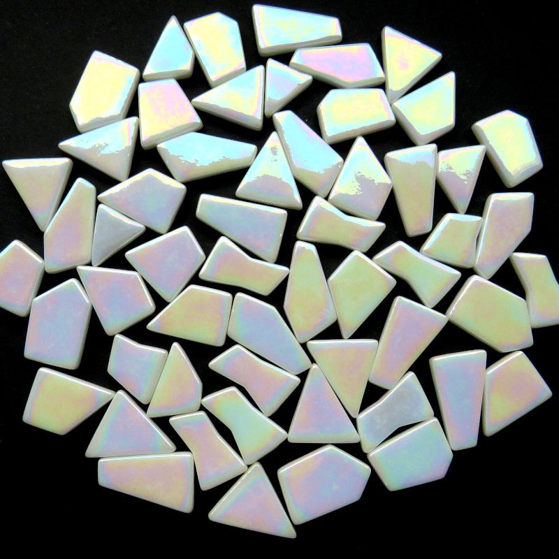 Ottoman Puzzles Iridiscente Ópalo Blanco