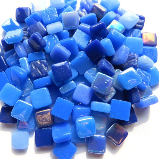 Ottoman 8mm Blue Mix