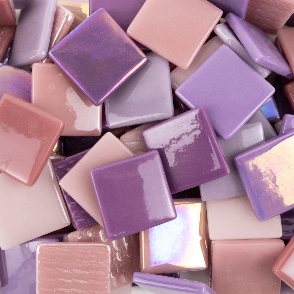 Packshot Pâte de Verre – purple - 25mm x 25mm
