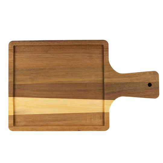 Tabla de cortar con incrustaciones: Acacia 18 x 30 cm