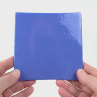 Video showing Morasutti Smalti mosaic tile – blue – 11.5 x 11.5 cm, rotated to show full tile