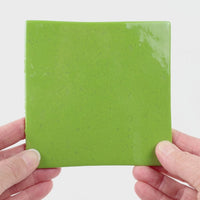 Video showing Morasutti Smalti mosaic tile – green – 11.5 x 11.5 cm, rotated to show full tile