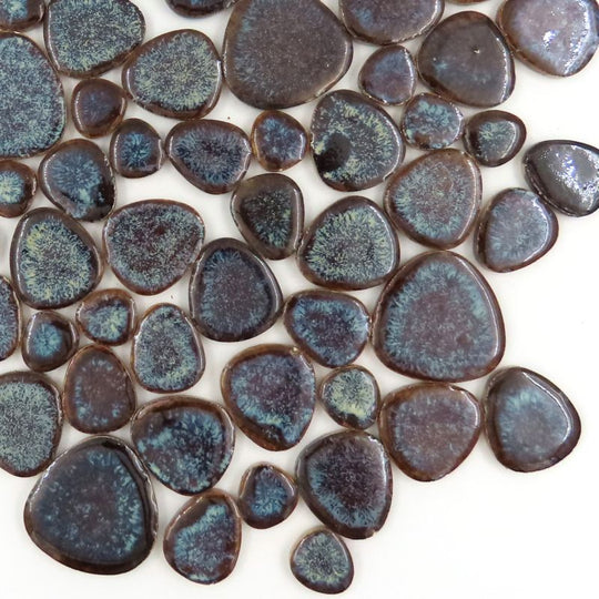 Seixos Cerâmicos Cinzento Ardósia Mate (Soltos)