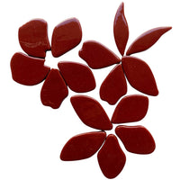 Verre Mosaique - glass mosaic -Glasmosaik-glasmozaïek-Bloemblaadjes Glas Bordeaux - mosaicshop