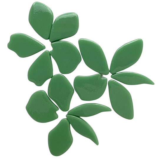 Pétalas de Vidro Verde Prado