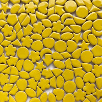 Verre Mosaique - glass mosaic -Glasmosaik-glasmozaïek-Charms Geel - mosaicshop