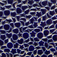 Verre Mosaique - glass mosaic -Glasmosaik-glasmozaïek-Charms Mini Donkerblauw - mosaicshop