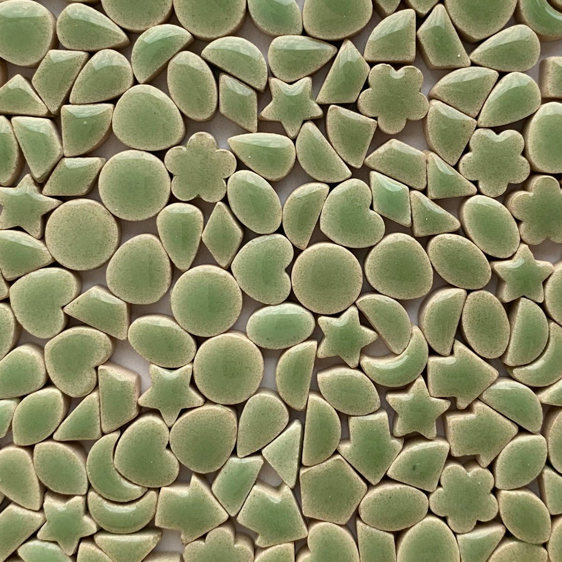 Verre Mosaique - glass mosaic -Glasmosaik-glasmozaïek-Charms Mini Groen - mosaicshop