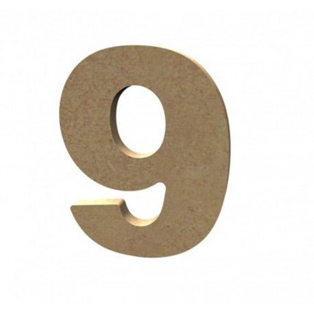 Verre Mosaique - glass mosaic -Glasmosaik-glasmozaïek-Cijfer 9 - mosaicshop