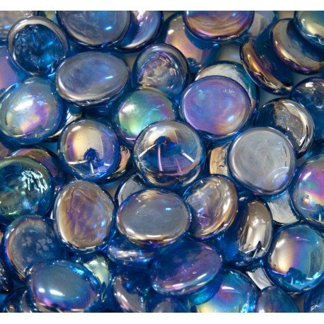 Gemas de Vidrio 16-20mm Turquesa Diamante