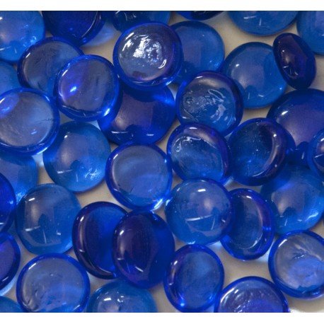 Gemas de Vidrio 16-20mm Azul Cristal
