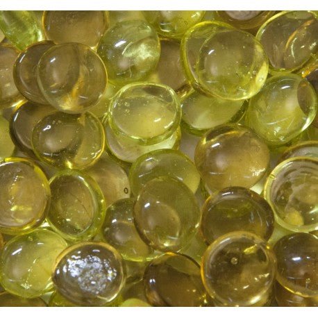 Gemas de Vidrio 16-20mm Cristal Amarillo