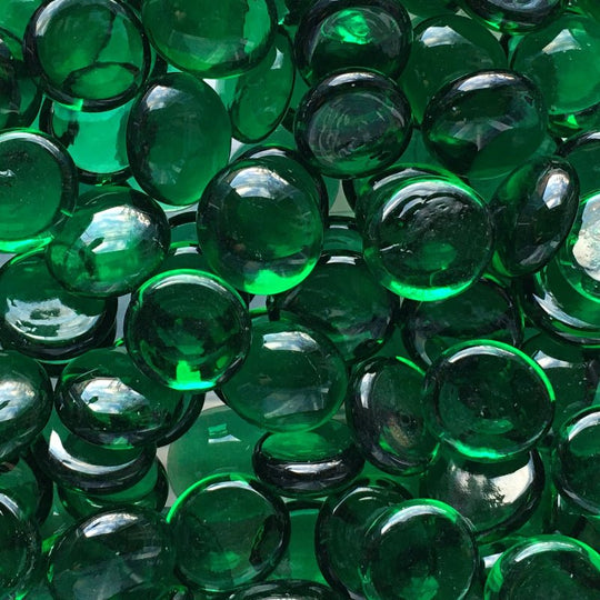 Gotas de Vidro 16-20mm Cristal Esmeralda