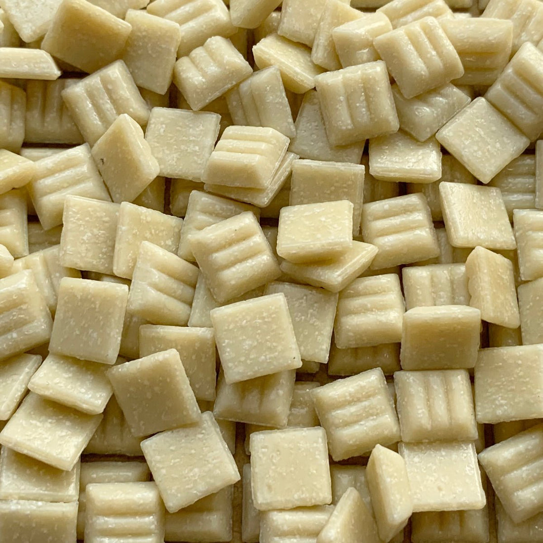 Verre Mosaique - glass mosaic -Glasmosaik-glasmozaïek-Glasmozaiek 10mm Crème - mosaicshop