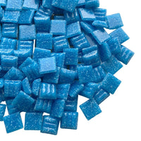 Verre Mosaique - glass mosaic -Glasmosaik-glasmozaïek-Glasmozaiek 10mm Diepzee Turkoois - mosaicshop