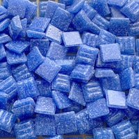 Verre Mosaique - glass mosaic -Glasmosaik-glasmozaïek-Glasmozaiek 10mm Hemelsblauw - mosaicshop