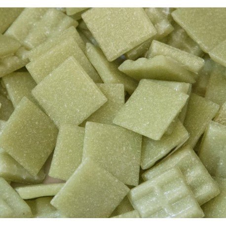 Verre Mosaique - glass mosaic -Glasmosaik-glasmozaïek-Glasmozaiek 20mm Appelgroen - mosaicshop