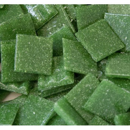 Mosaico de Vidrio 20mm Verde Oliva