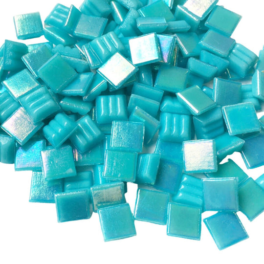 Pâtes De Verre Irisées 10mm Mer