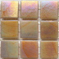 Verre Mosaique - glass mosaic -Glasmosaik-glasmozaïek-Glasmozaiek Iriserend 20mm Koraal - mosaicshop