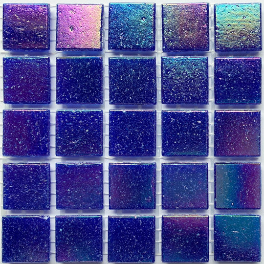 Pastilha de Vidro Iridescente 20mm Paua