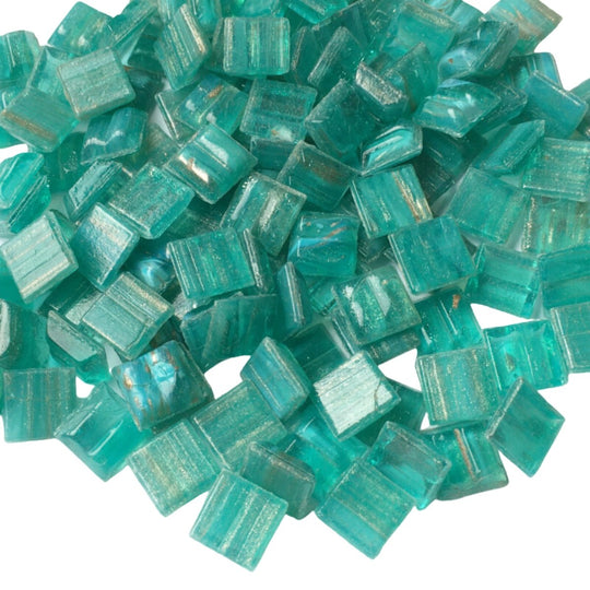 Pâtes De Verre Veiné D'or 10mm  Brume du Nil