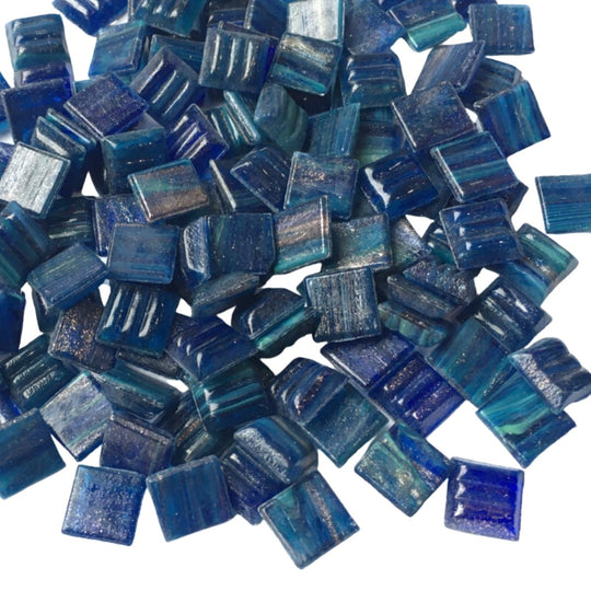 Pâtes De Verre Veiné D'or 10mm  L'éclat Du Paon