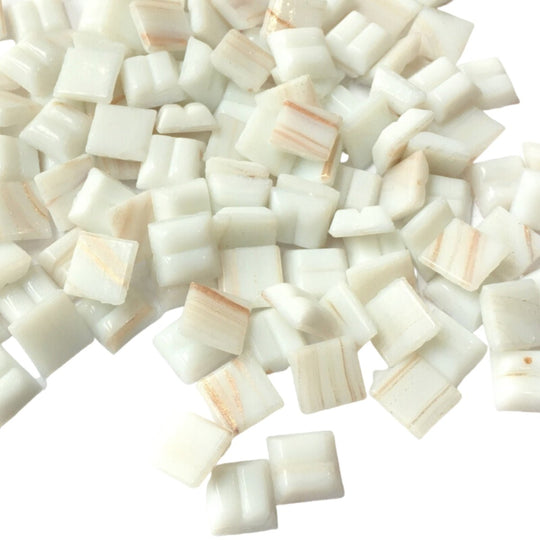 Pâtes De Verre Veiné D'or 10mm  Or Blanc