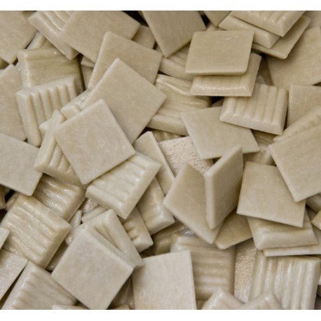Verre Mosaique - glass mosaic -Glasmosaik-glasmozaïek-Glasmozaiek Murano 20mm Beige - mosaicshop