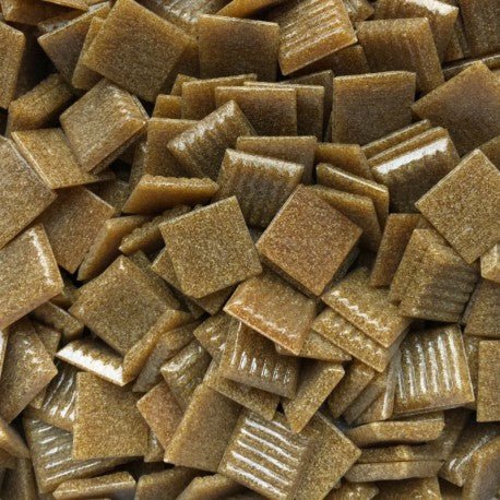 Verre Mosaique - glass mosaic -Glasmosaik-glasmozaïek-Glasmozaiek Murano 20mm Caramel - mosaicshop