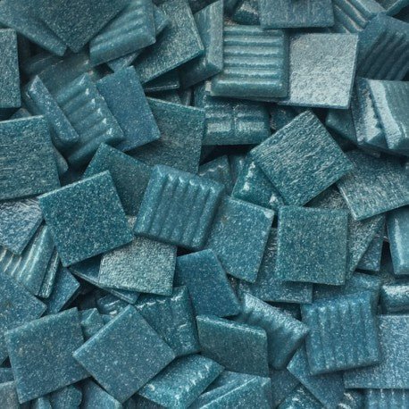 Pastilha de Vidro Murano 20mm Azul-pombo