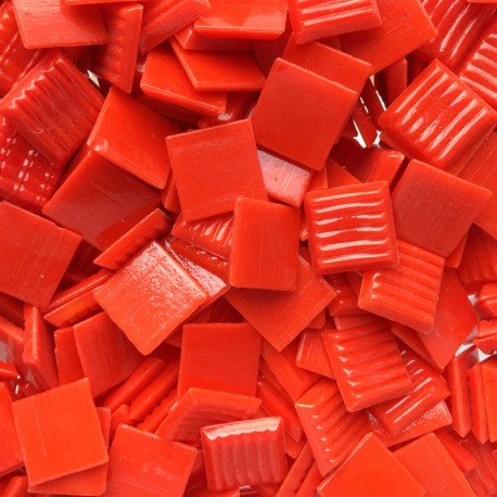 Pastilha de Vidro Murano 20mm Vermelho Carmim